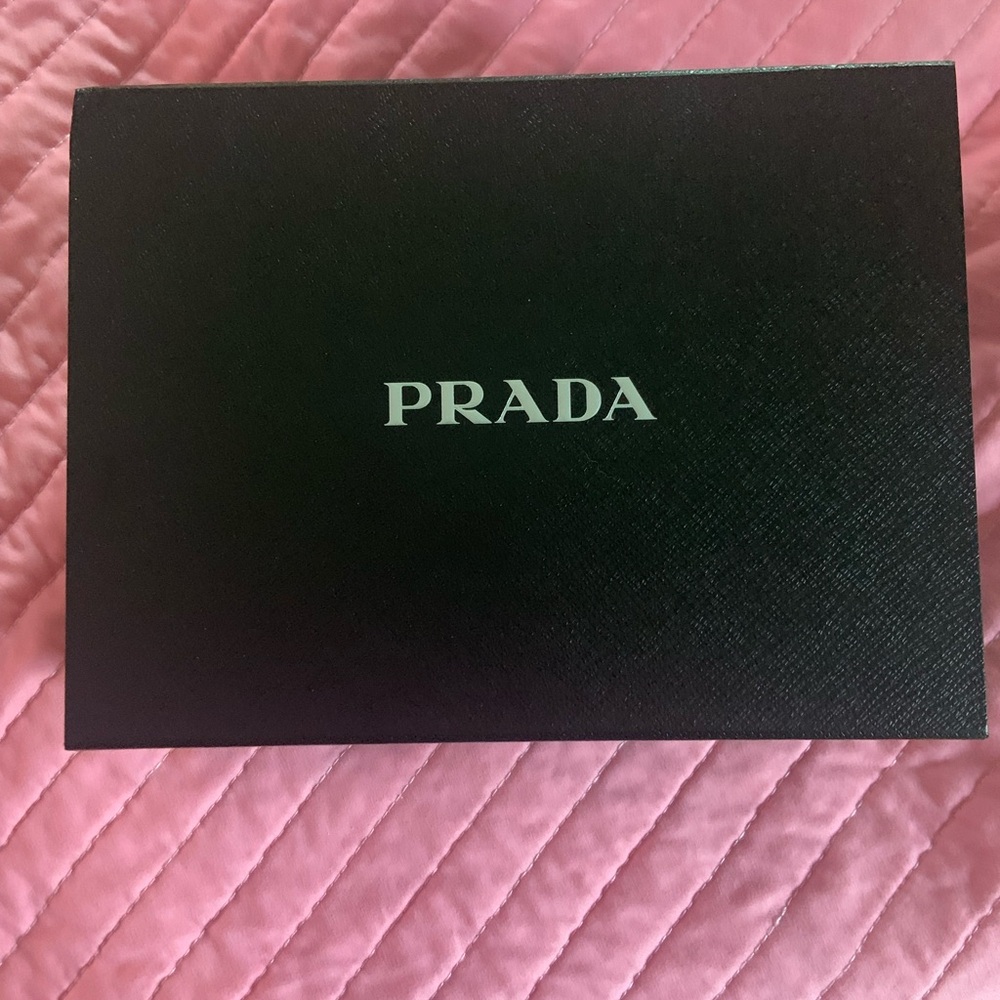 Prada Beauty Case Medium Black and Pink